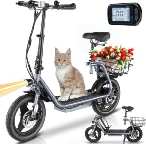 5. Caroma Electric Scooter with Seat for Adults