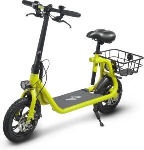 6. Phantomgogo Commuter R1 Electric Scooter with Seat for Adults