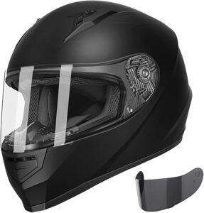 1. GLX GX11 Compact Lightweight Full Face Helmet